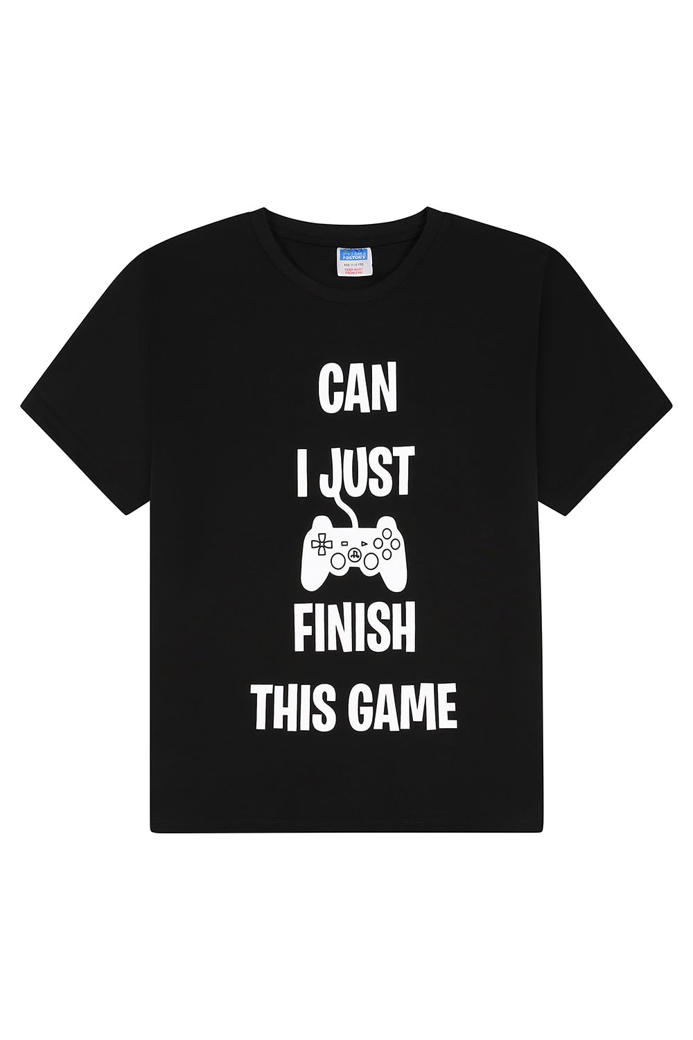 ThePyjamaFactory Can I Just Finish This Game Short Black Grey 2 Pack Boys Pigiama Set PJs For Kids