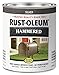 Rust-Oleum 7213502 Stops Rust Hammered Finish Paint, Quart, Silver, 32 Fl Oz (Pack of 1)