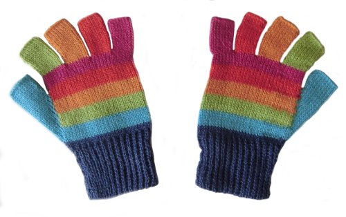 Guantes para niño multicolor que solucionan el cambio de talla en invierno