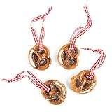 Ideal como decoración dispersa o para colgar en ocasiones como festivales tradicionales, bodas bávaras, cumpleaños, aniversarios, fiestas del Oktoberfest, fiestas bávaras, o para manualidades y decoración en panadería. Las miniaturas también se compran para los niños como pequeño detalle para la tienda. Ideal también como una especie de regalo o para invitados o invitados.