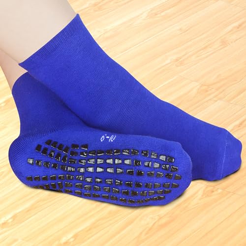 Grip Socks For Kids(4-16 Years Old) Youth Boys & Girls, Cushioned Sport Athletic Hospital Socks4
