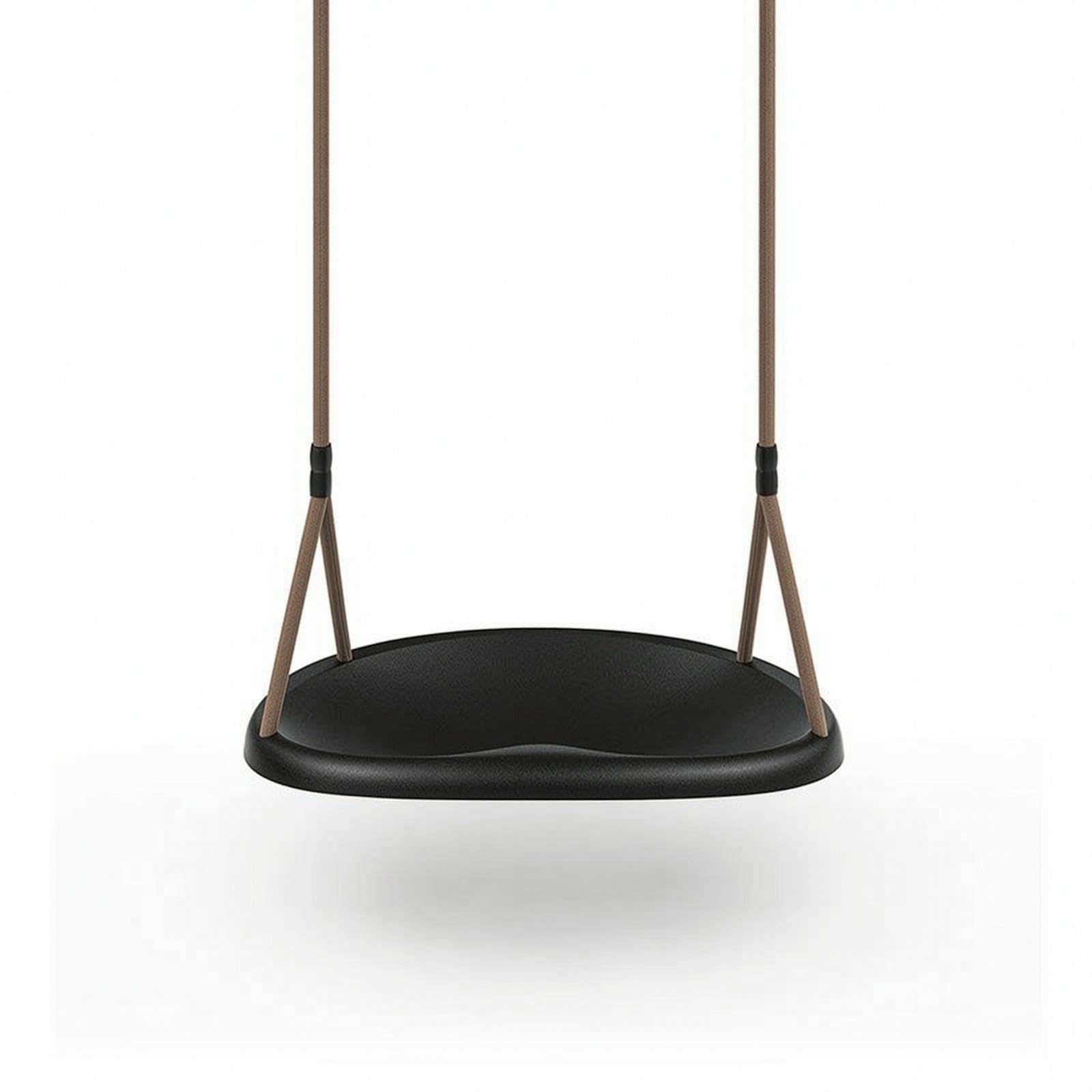 Hanging Swing Chair Indoor Outdoor Swing Chair with Ropes Easy Installation Suspended Seat for Adults, Kids, Balcony, Living Room, Playroom-image-43