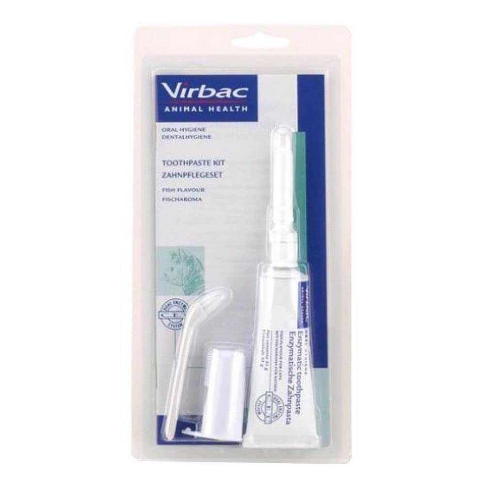Virbac Toothpaste Kit For Cats Fish Flavour