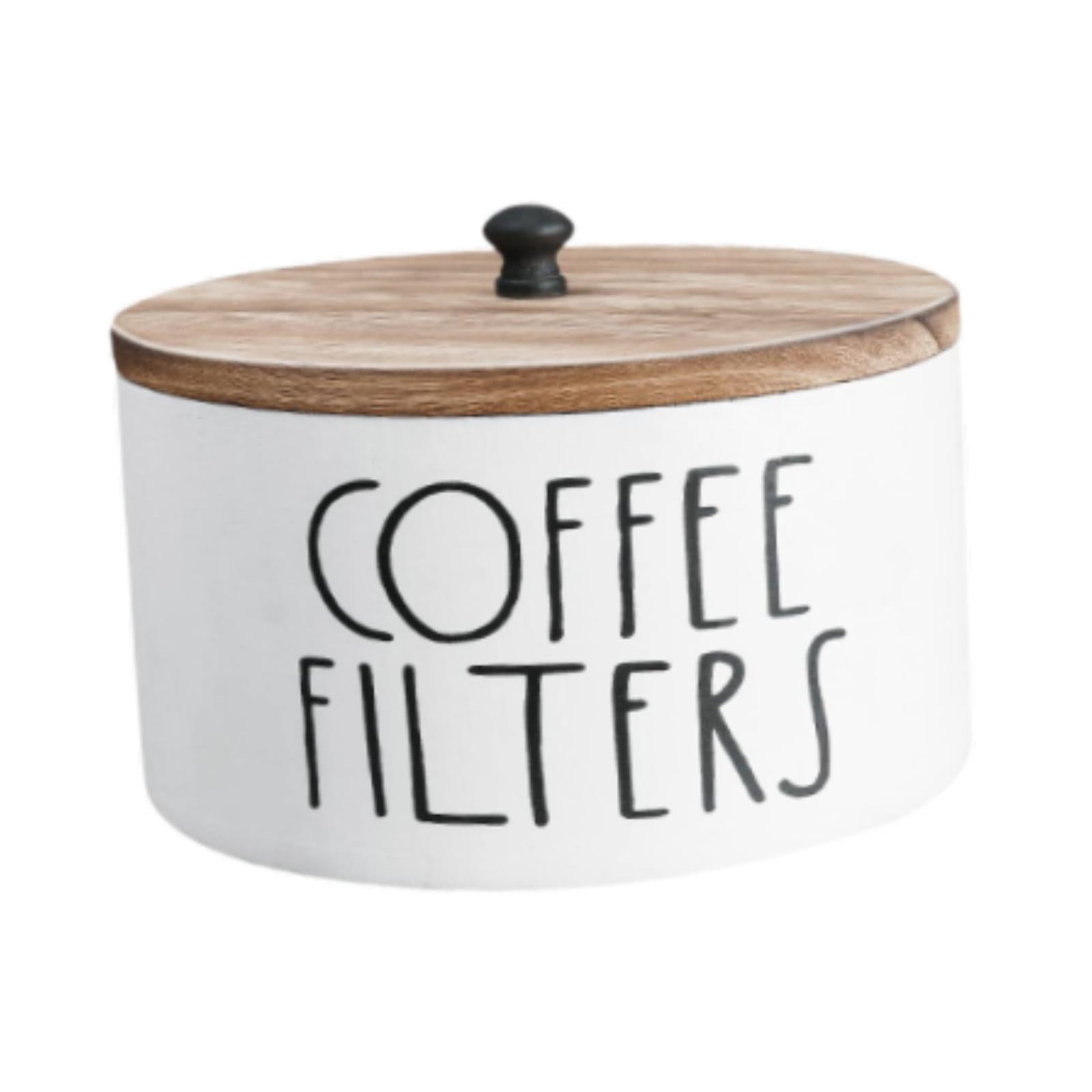 Milageto Kaffeefilterhalter, Kaffeefilterbehälter, Kaffeezubehör, Etui, Aufbewahrungsbehälter, Kaffeefilterpapierständer für die Küche