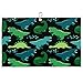 Cute Dinosuar Golf Towel for Golf Bags with Clip for Men & Women | Ancient Animal Dinosaur Golf Towel for Boys Girls Kids Dad Clubs | Golf Accessories and Golf Gifts for Golf Fan | 15