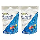 Cotton Mouth Lozenges Dry Mouth Relief Fruit Mix 3.3oz Bag (2 Bags) | Relieves Dry Mouth & Increases Saliva Production, Sugar Free, Gluten Free, Delicious Fruit Flavor, Individually Wrapped, 30 Ct