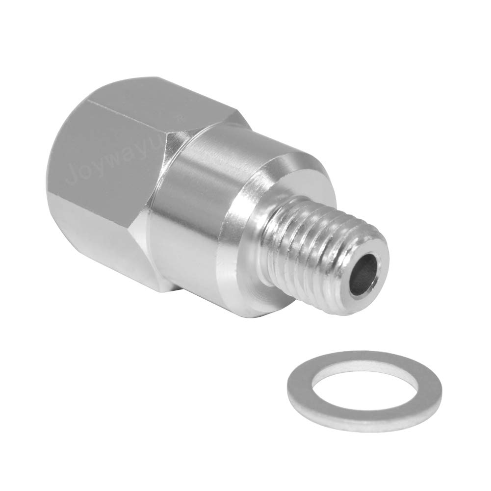 Buy Joywayus Aluminum Oil Pressure Sensor Adapter Swap Male M12x1.5 to