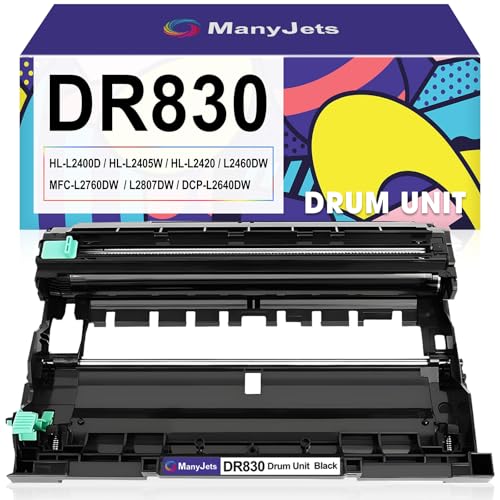 Tambour DR830 sans toner pour corriger l'impression pâle sur HL-L2420DW