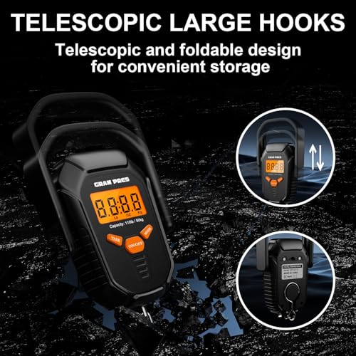 Image of GRAM PRES Fish Scale 110lb /50kg,Digital Fishing Scale