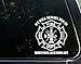 We Will Always Run in When Your Luck Has Run Out 6" x 6-1/2" - Vinyl Die Cut Decal/ Bumper Sticker For Windows, Cars, Trucks, Laptops, Etc.