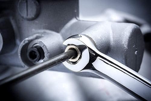 Miniatura 6 de Auniwaig Llave de tuerca de 0.63 x 0.71 pulgadas de 0.63 x 0.71 pulgadas, llave métrica de doble extremo abierto, para quitar tuercas de repuesto, 1