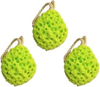 minkissy 3 Pçs Esponja Bucha Natural Esponja De Bebê Para Banho Esponja De Banho Esfoliante Corporal Esponja Bucha Bucha Esponja Corporal Para Chuveiro Favo De Mel Esponja De Banho Esponja