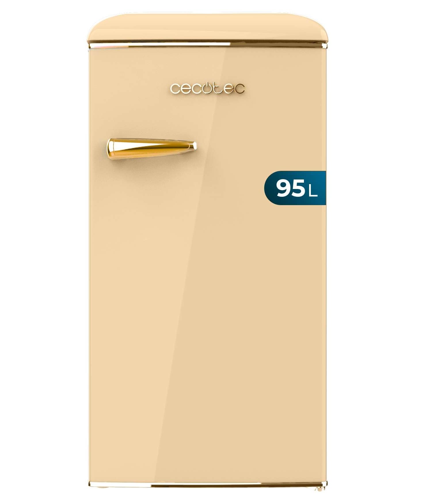 Cecotec Mini Nevera Retro 1 Puerta Bolero Coolmarket TT Origin 95 Beige E. Mini 