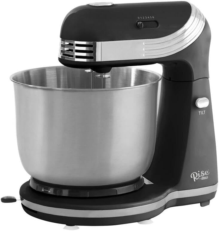 Aqua Sky 3 qt. Cap. 6 Speed Stand Mixer