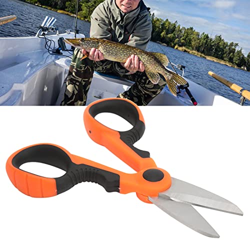Fishing Line Scissors, Small Portable Fishing Braid Line Scissors, Multifunctional Ergonomic Mini Fishing Scissors Fishing Line Cutters With Anti Slip Handle For Fishing Travel Camping Trips #TOP5