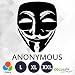 Decus Anonymous L 1178 - Pegatina para máscara de Buceo