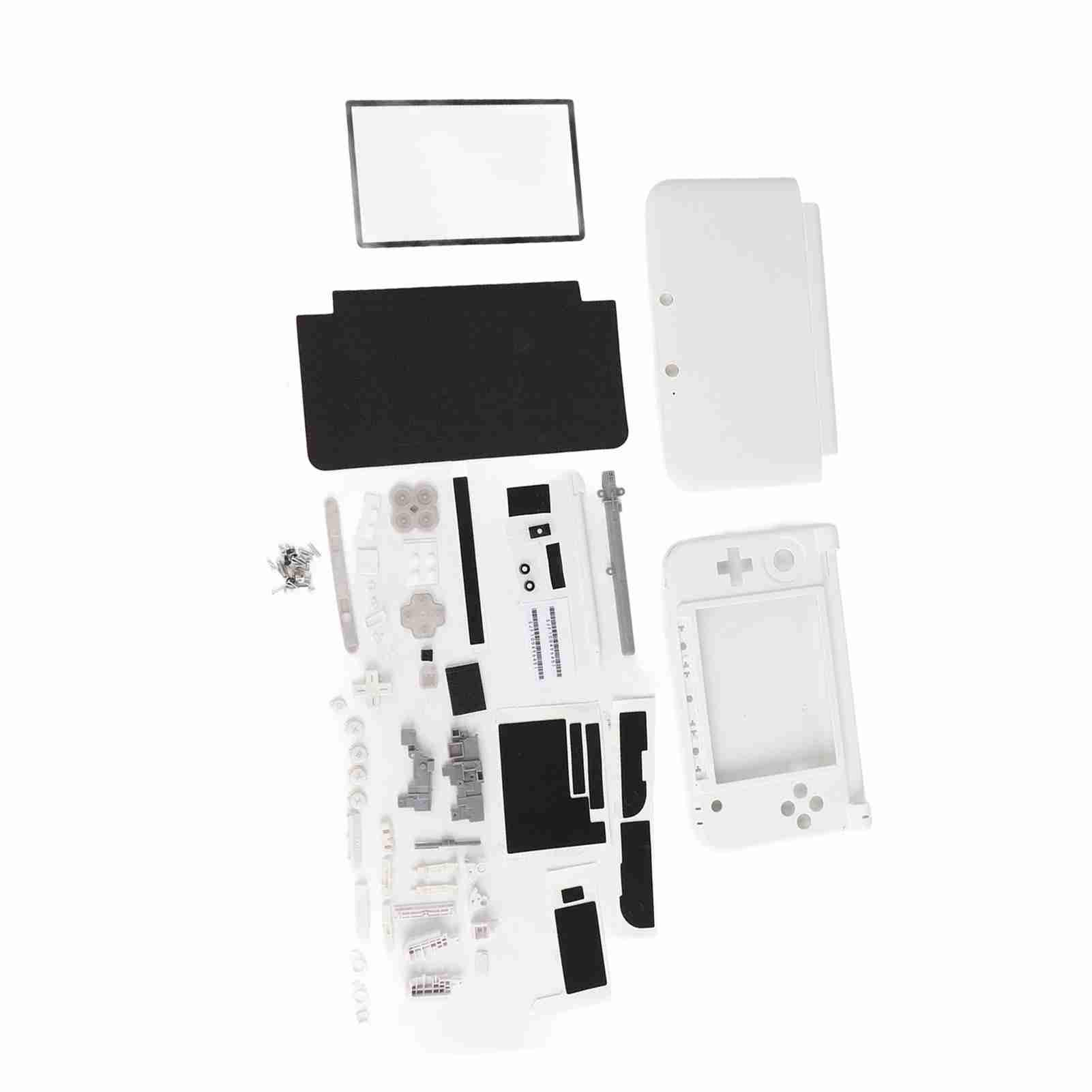 Kit completo di ricambi per la scocca di ricambio del Nintendo 3DS XL - Realizzato in resistente materiale ABS con tutti i componenti inclusi - Installazione semplice e dispon