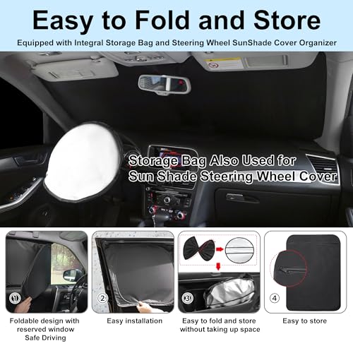 Image of 8PCS YYCKE Window Shades for 3 Series 2013-18 for BMW Accessories Car Side Full Windows Rear Triangular Windshield Sun Shade Sun UV Rays & Privacy Protection for Camping,Napping,and Relaxing