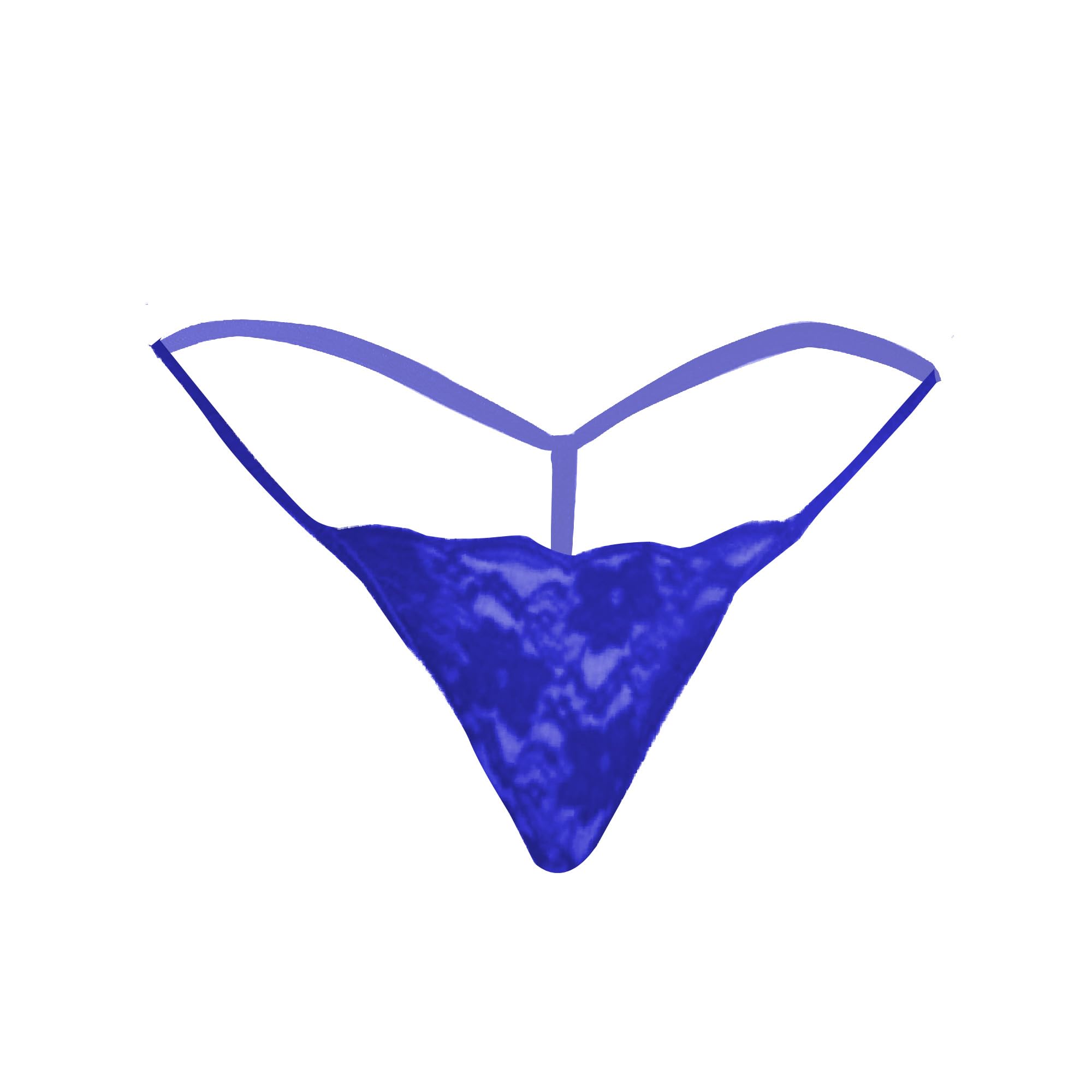 myza Women's Sexy Polyester Spandex G String Panty/Ladies Bikini Panty/Girls Honeymoon Bikini G String Panty(Small - Large) (2, Royel Blue)-picture-20
