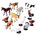 US Toy Company 2386 Farm Animals, 12 piece