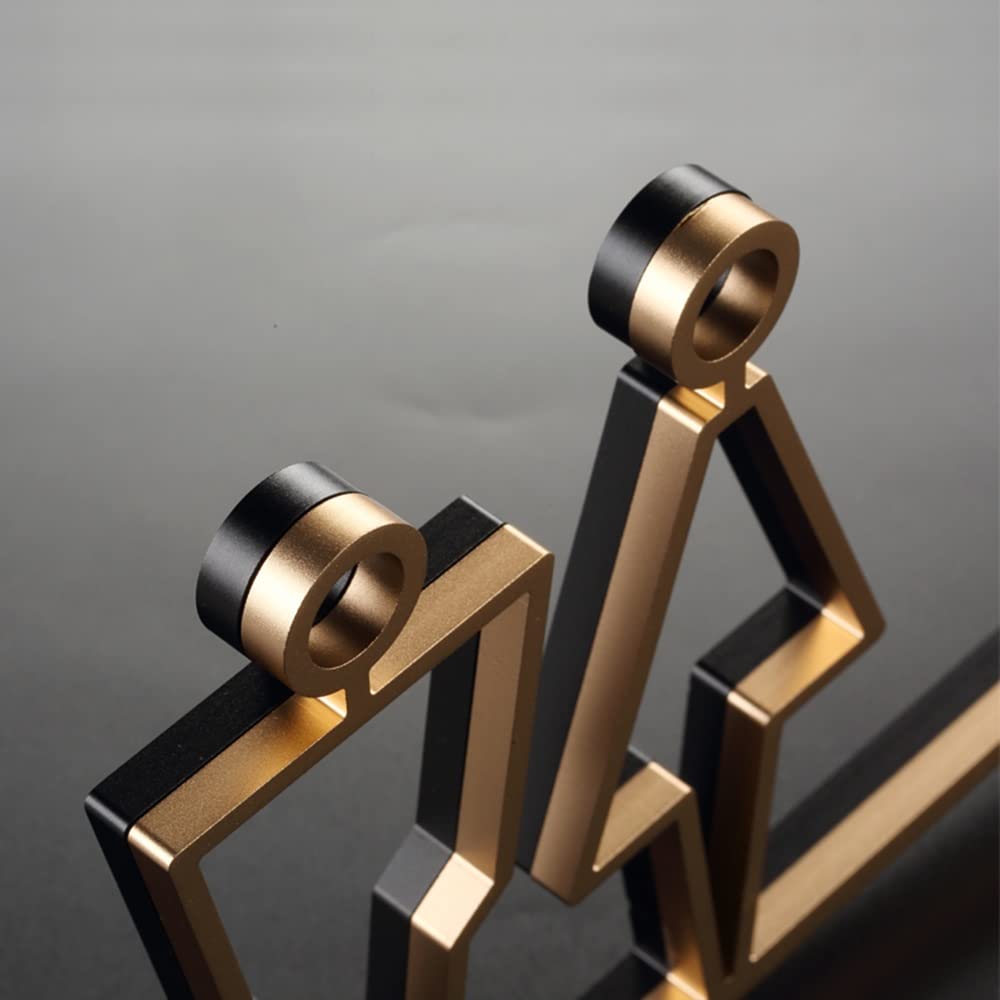 Letrero De Puerta De WC De Metal Colgado Lateralmente, 20.7x32 Cm / 8.1X12.6 Pulgadas Letrero De Baño Masculino Y Femenino Letrero De Baño De Hotel Letrero De Baño Letrero De Guía De Logotipo De Baño