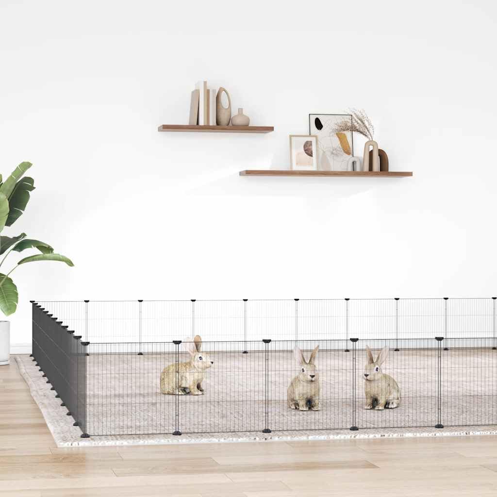 Cage pour animaux de compagnie modulable pour limiter les dégâts