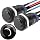 APIELE 12mm Momentary Push Button Switch Pre-Wired 150mm High Round Head (Black Aluminum, Blue)