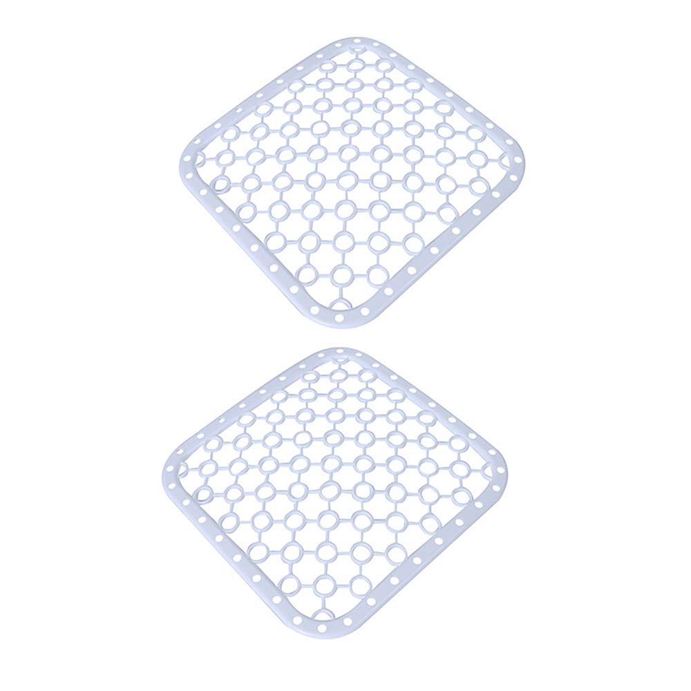 Kitchen Sink Mat, Square Plastic Sink Protector Mat Practical Drainer Mat for Kitchen Sink, Modern Design