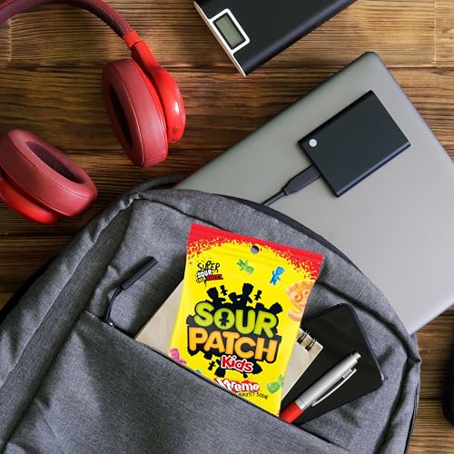SOUR PATCH KIDS Extreme Sour Soft & Chewy Gummy Candy, Bulk Candy, 12 Boxes - image 8