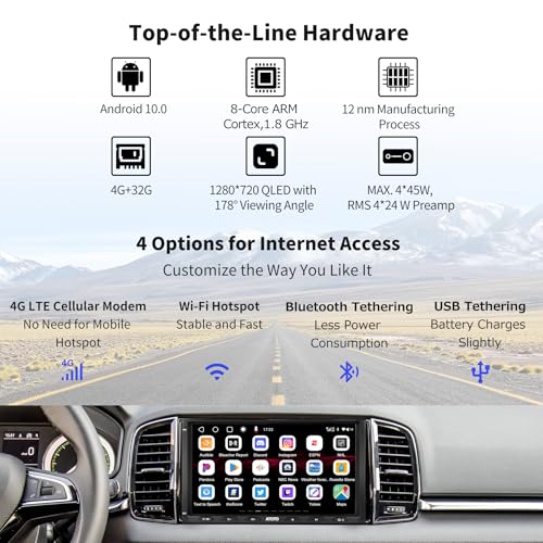 ATOTO S8 Gen3 7-Inch Android Double DIN Car Stereo With 4G LTE and 1080P DVR Backup Camera - Image 3