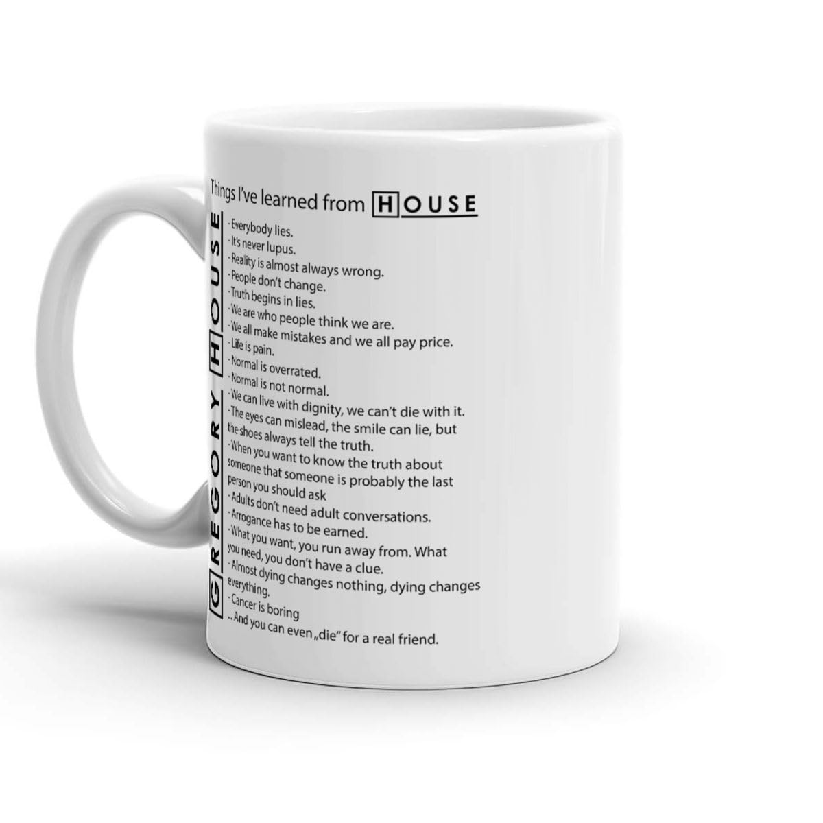 ANYSTICKANYSTICK Mug Gregory Ceramic House Birthday Md Travel Lesson Cups Tea 11 15 Oz Coffee Mugs Gifts For Friend Family Christmas