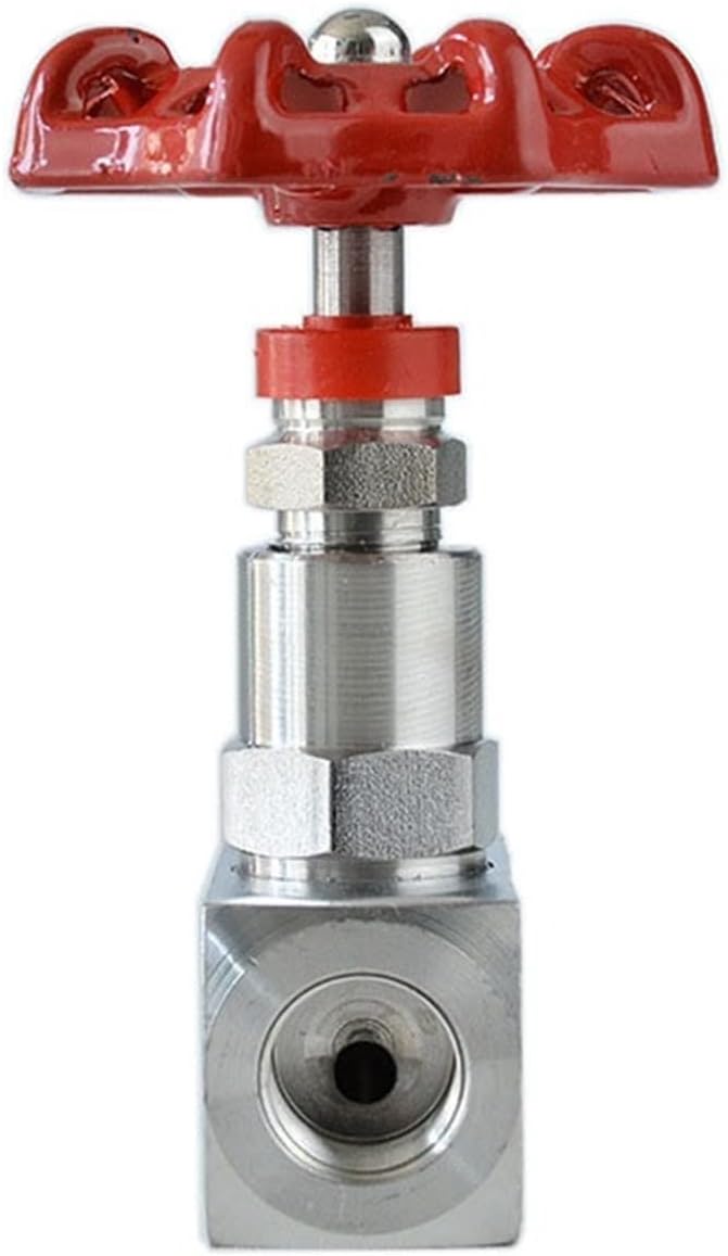 Valve 1/4" 3/8" 1/2" High Pressure Needle Globe Valve J13-160P Stainless Steel BSP Internal Thread Needle Valve (Color : Bsp, Size : 0.5 Inch)