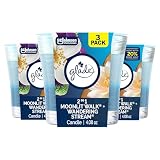 Glade 1-Wick 2in1 Scented Candle Jar, Moonlit Walk & Wandering Stream, Air Freshener Infused with Essential...