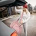 Expandable Travel Duffle Bag, Waterproof Weekender Overnight Bags for Women Men Hospital Bag for Women Labor Delivery Carry on Bag with Toiletry Bag for Travel Gym Airplanes(Pink, Large)