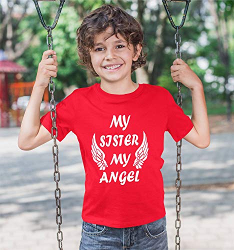 Image of Hangout Hub |Sibling Tshirts| Brother Sister Angel Hero | Set of 2