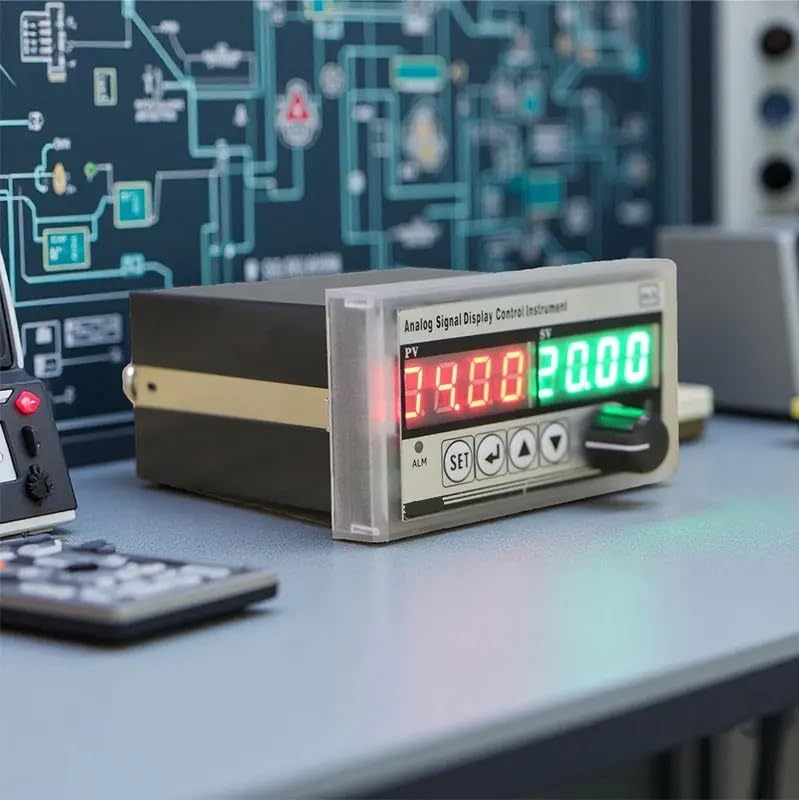 Generator sygnału analogowego 0-20 mA, wyświetlacz sprzężenia zwrotnego, regulacja pokrętła/klawisza, źródło sygnału DC do sterowania prędkością zaworu
