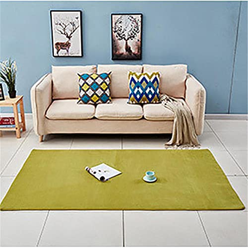 Tapis salon moderne LUNEZY vert de qualité supérieure et durable - 2