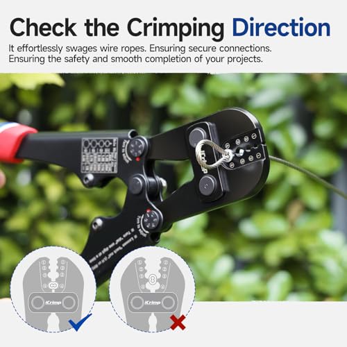 iCrimp 1608M Wire Rope Crimper