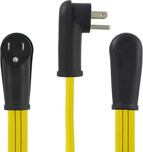 Miniatura 7 de Conntek 14340 RV adaptador espiralado RV, enchufe macho de 30A a conector hembra de 15/20A de EE. UU.