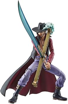 MegaHouse Variable Action Heroes One Piece Juracur Mihawk, Approx. 7.1 inches 180 mm, PVC Pre-painted Action Figure