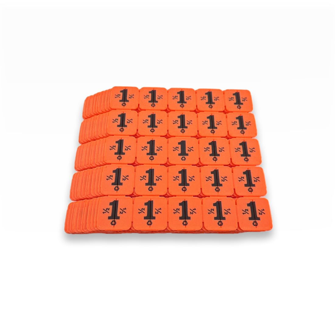 CombiCraft 1000 jetons événementiels séparables en Orange fabriqué en Plastique recyclé, destiné comme jetons de Festival, jetons de Consigne ou comme jetons de buvette