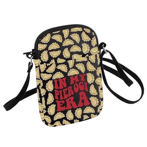 HOLLP Pierogi Lovers Gift In My Pierogi Era Crossbody Bag Foodies Gift Dumpling Lovers Gift