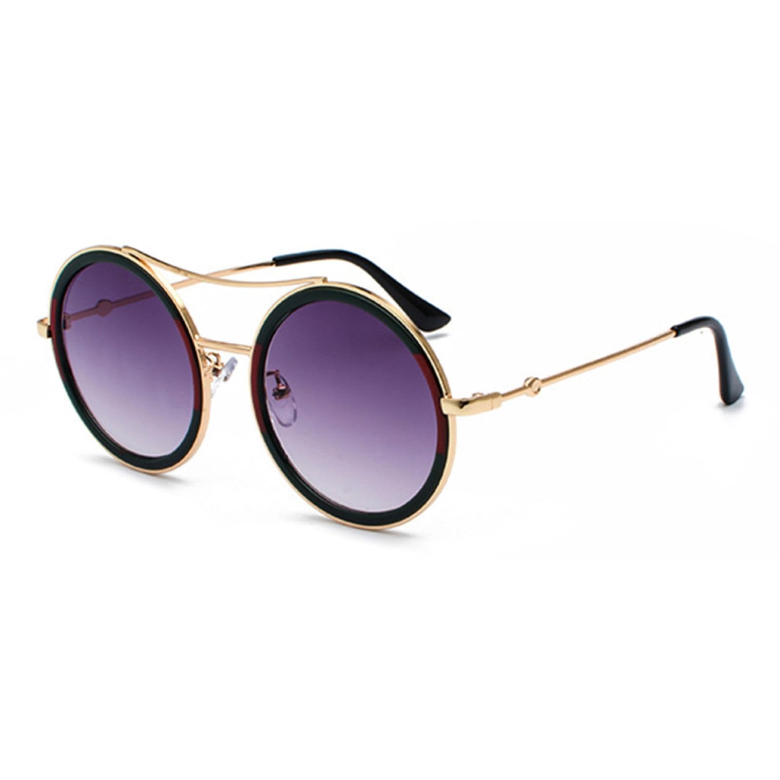 Lunettes de soleil rondes légères pour éviter les marques sur le nez - 8