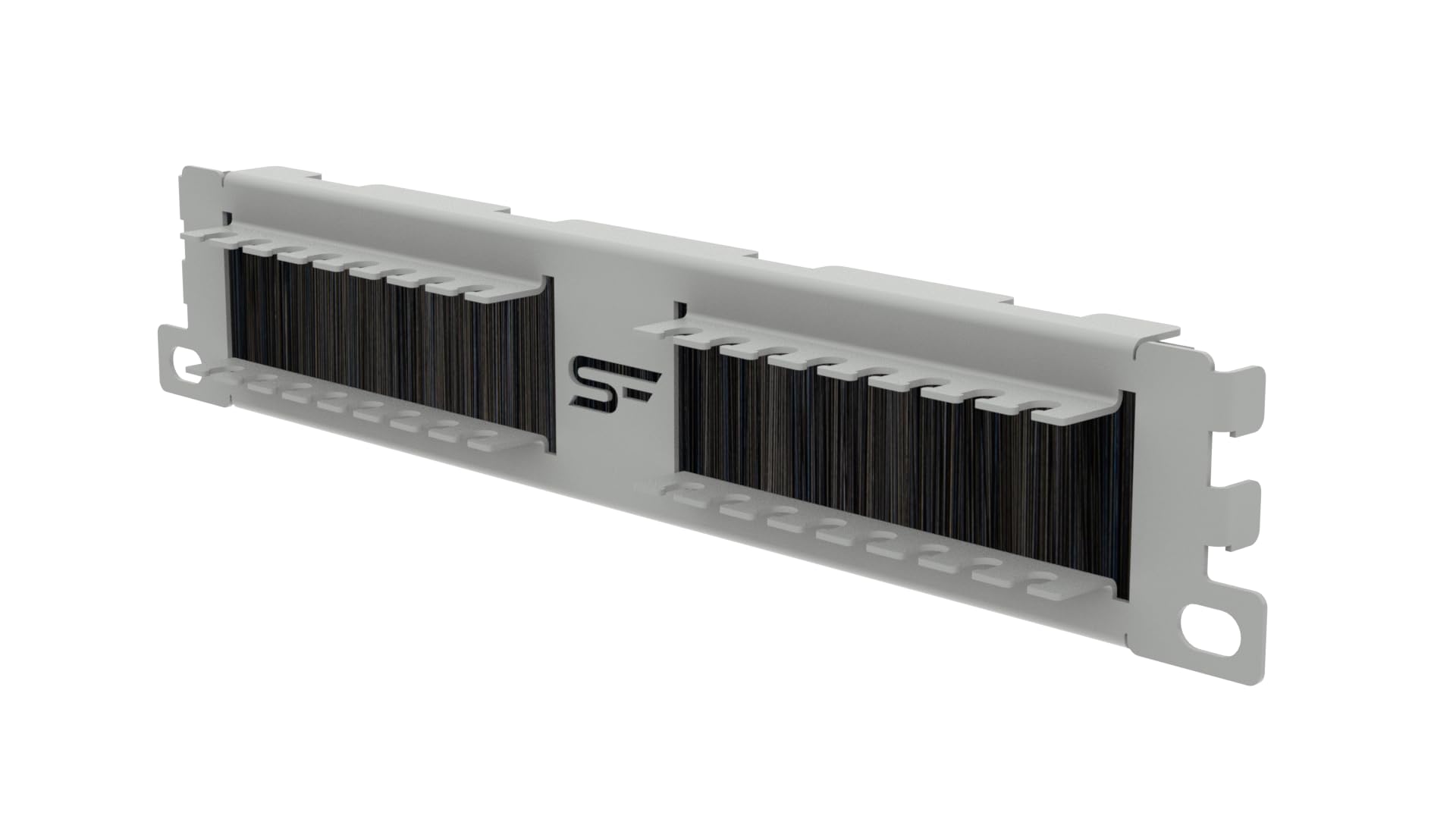 Stalflex Cable Management Plaque De Brossage 1U 19 Pouces
