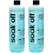 Onyx Professional Soak Off Coconut Scented Shellac and Gel Nail Polish Remover, 16oz, Pack of 2