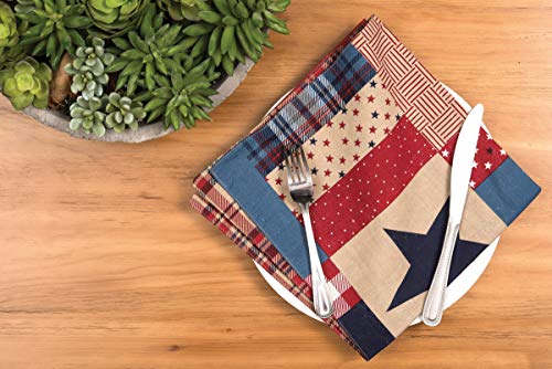 Set de 6 Servilletas de Algodón Azul C&F Home miniatura 3
