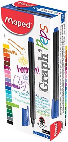 Maped - Feutres Graph'Peps NEON - Stylos Feutres Pointe Fine