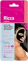 Ricca Máscara Facial Preta Removedora de Cravos