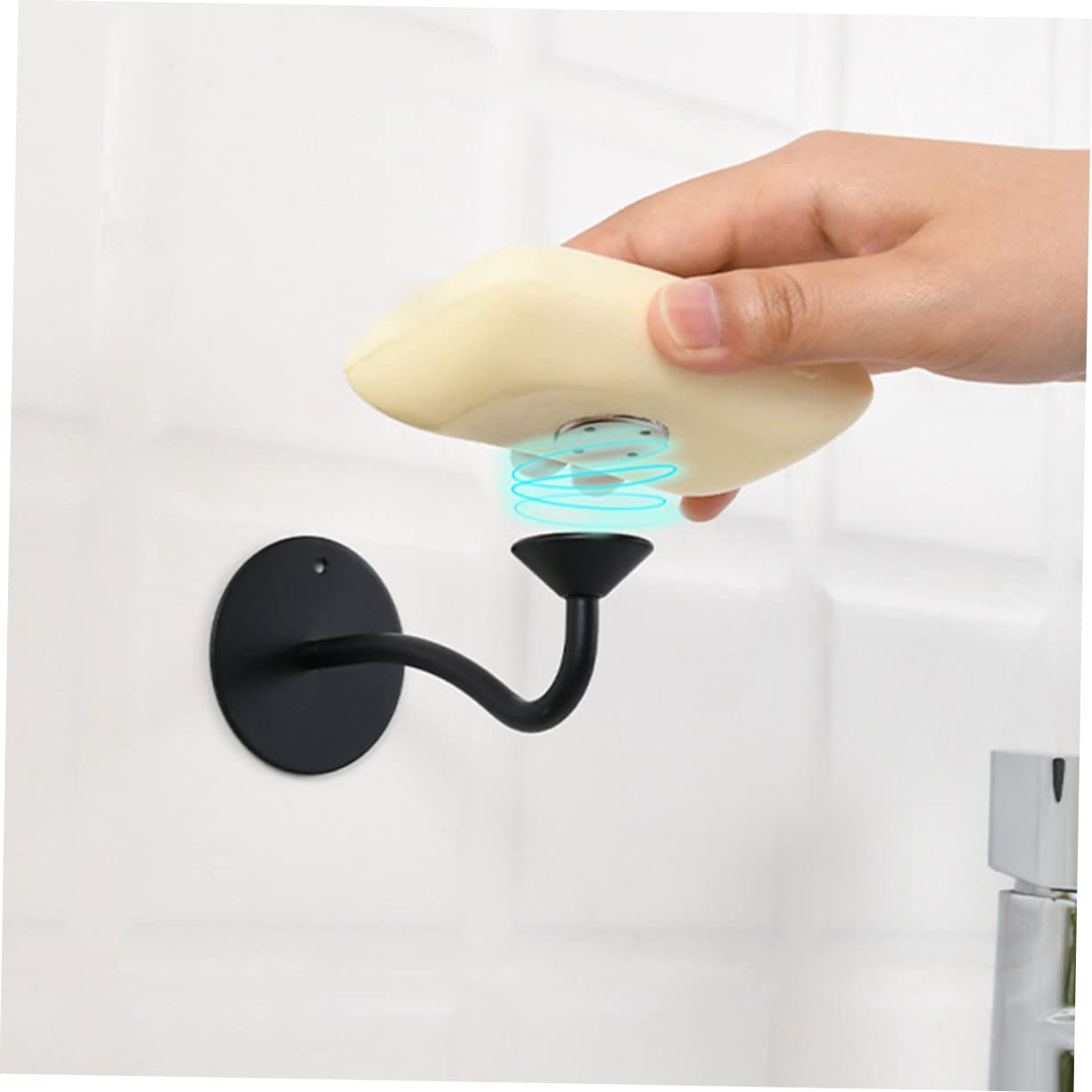 20piezas Soporte De Jabón Inoxidable Magnético De Jabonera Drenante para Ducha y Cocina Accesorios Prácticos para Baño y Lavaplatos