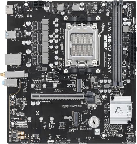 ASUS A620M F GAMING Scheda madre AMD mATX DDR5 WiFi 2x .2 PCIe 4.0 Nero - vue 4